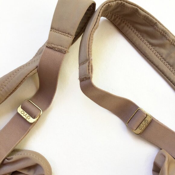 Cuup The Scoop Bra 36F Cup Underwire Unlined No Padding Luxe Beige Taupe Sun - Picture 9 of 11